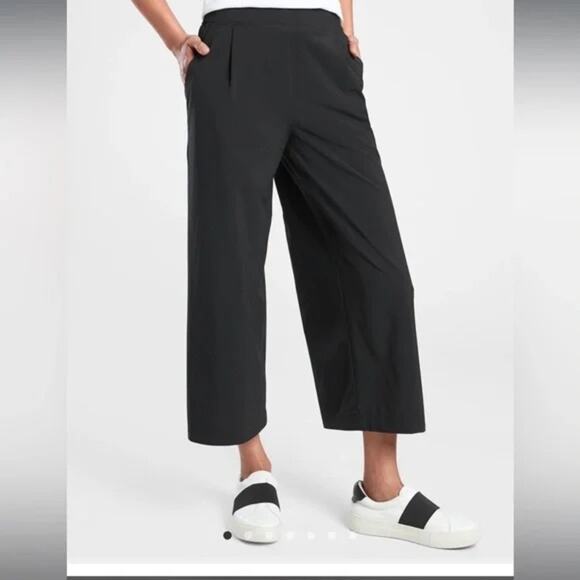 Athleta Brooklyn Wide Leg Crop Pants - Picture 1 of 9